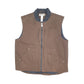 Mens Brown Duluth Trading Co Chore Vest Gilet  Coat