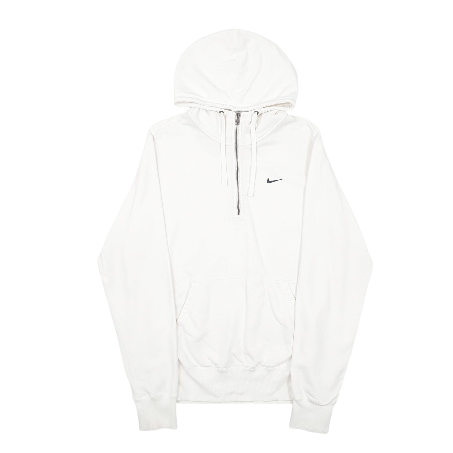 Mens White Nike  Quarter Zip Jumper