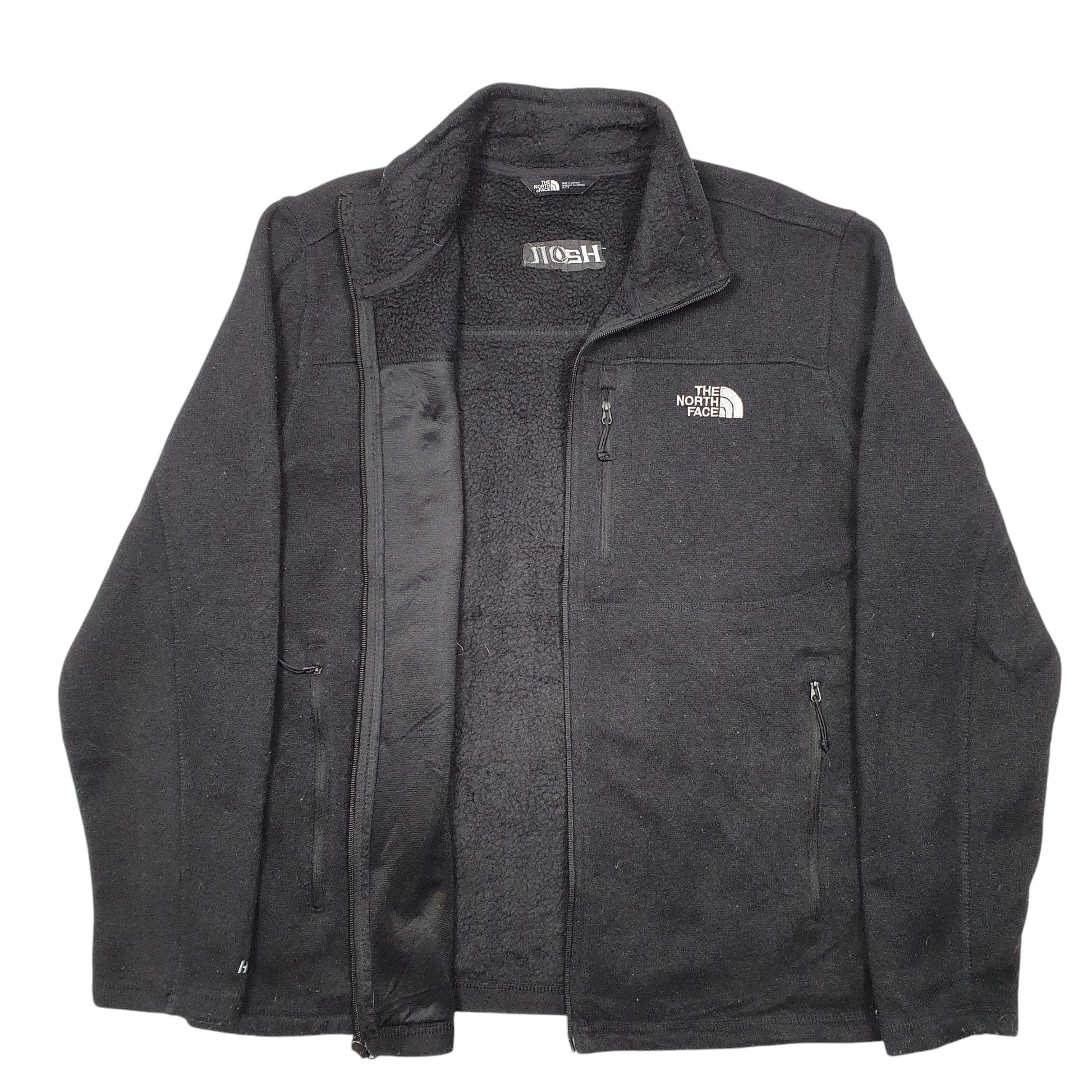 Mens Black The North Face H2oil Full Zip Jumper