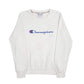 Womens White Champion  Crewneck Jumper