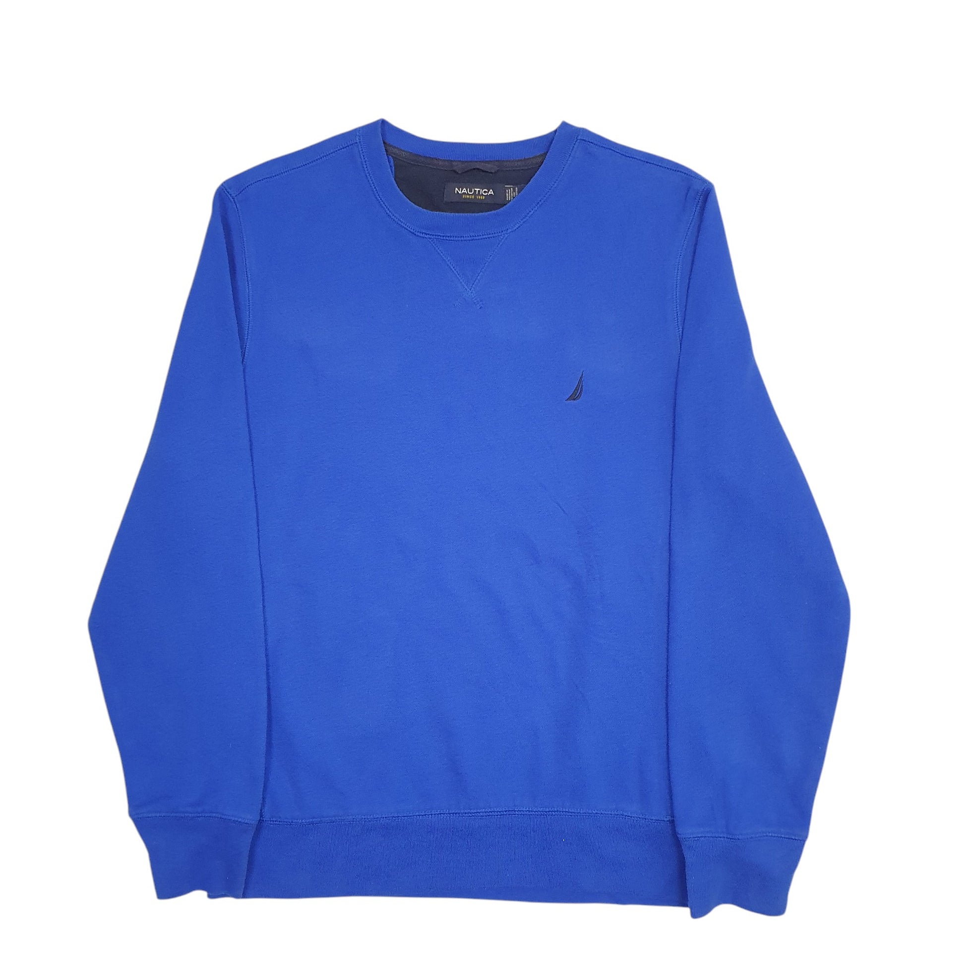 Mens Blue Nautica  Crewneck Jumper