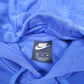 Mens Blue Nike Swoosh Hoodie Jumper
