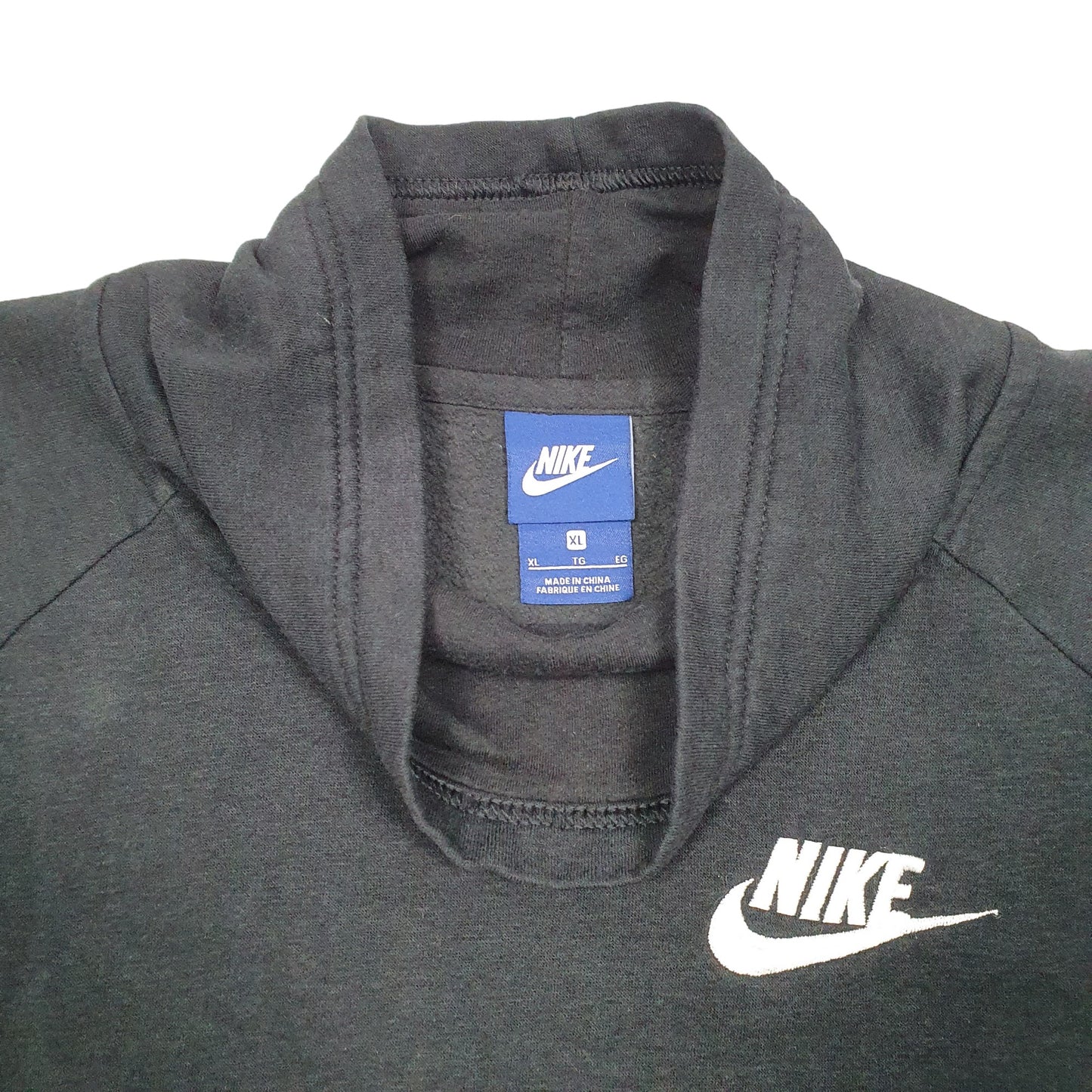 Womens Black Nike  Turtle Neck Jumper