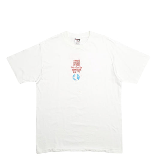 Mens White Power Pro Made In USA Vintage Pre Shrunk Short Sleeve T Shirt