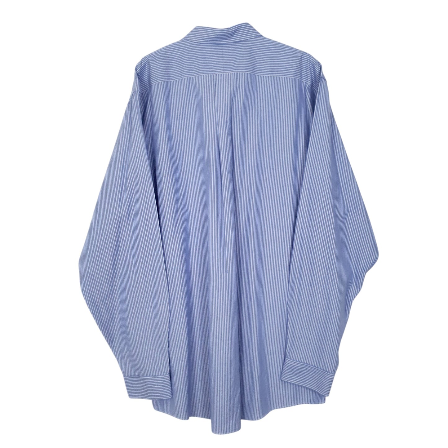 Mens Blue L.L.Bean Traditional Fit Long Sleeve Shirt