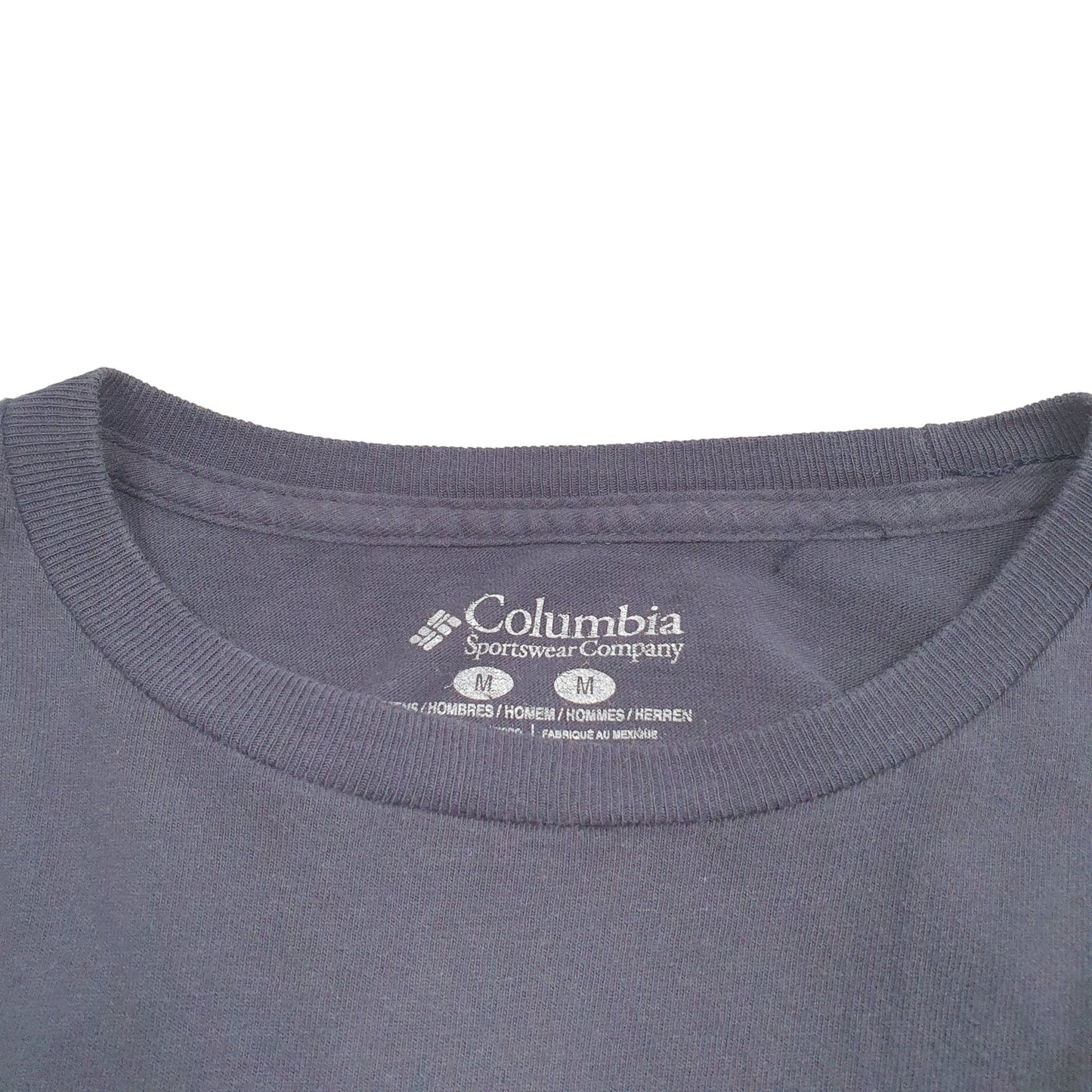 Mens Navy Columbia Sportswear PFG Fishing Long Sleeve T Shirt