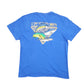 Mens Blue Columbia Sportswear PFG Fishing Short Sleeve T Shirt