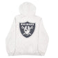 Mens Grey H&M NFL Oakland Raiders Football Hoodie Jumper