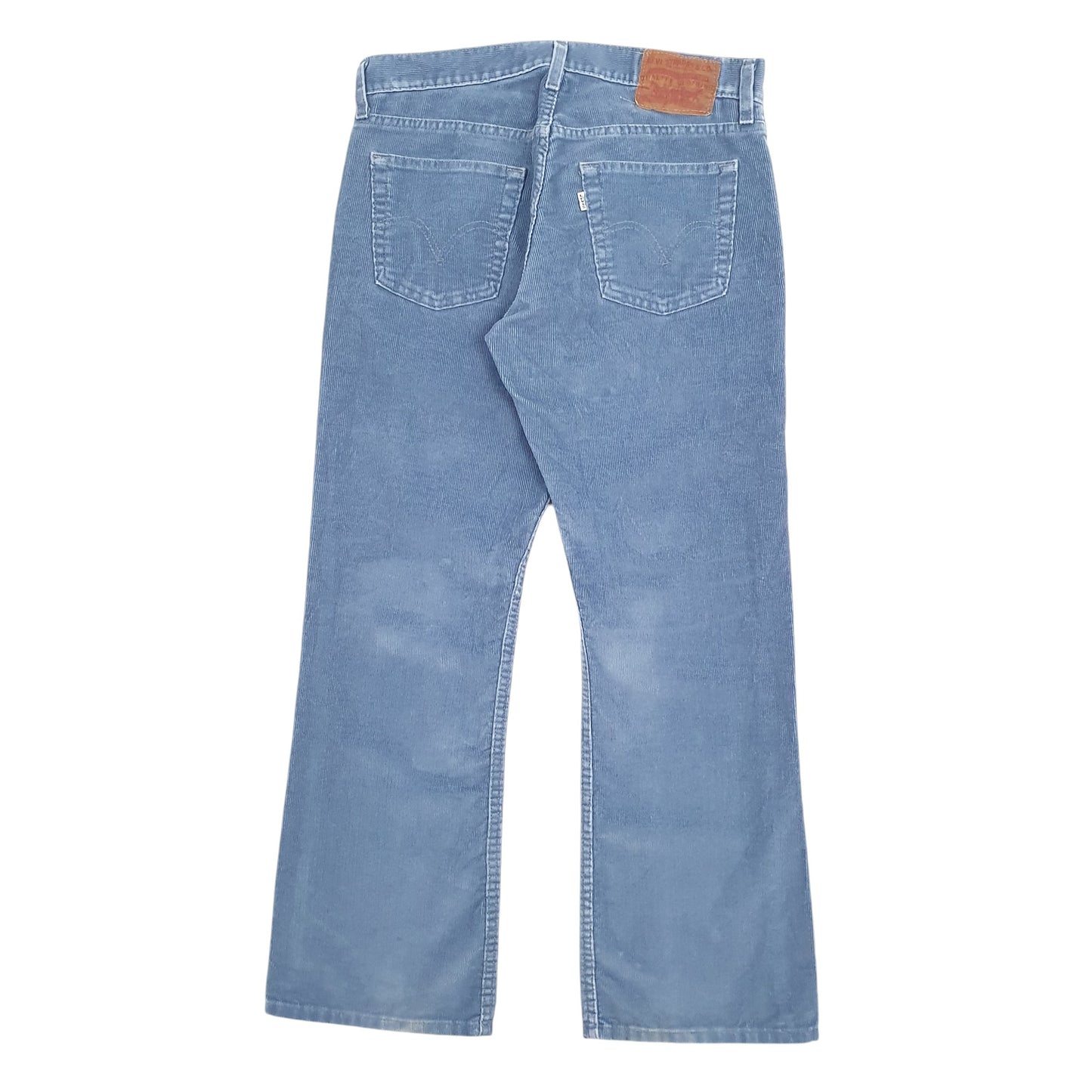 Mens Blue Levis 527 Corduroy Trousers