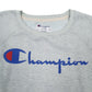 Womens Grey Champion Spellout Crewneck Jumper