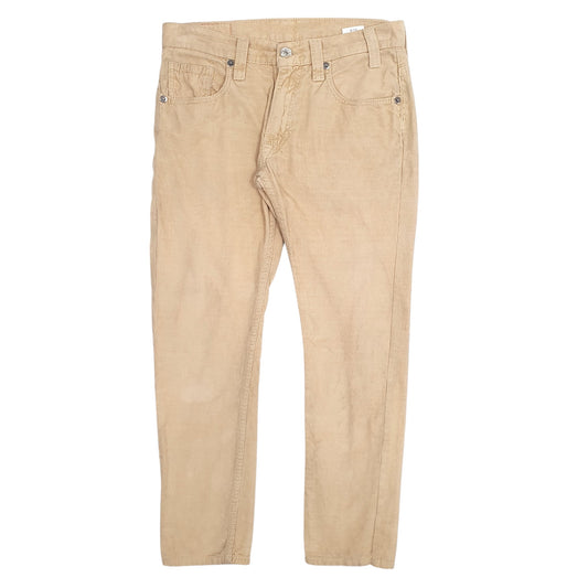 Mens Beige Levis  Corduroy Trousers