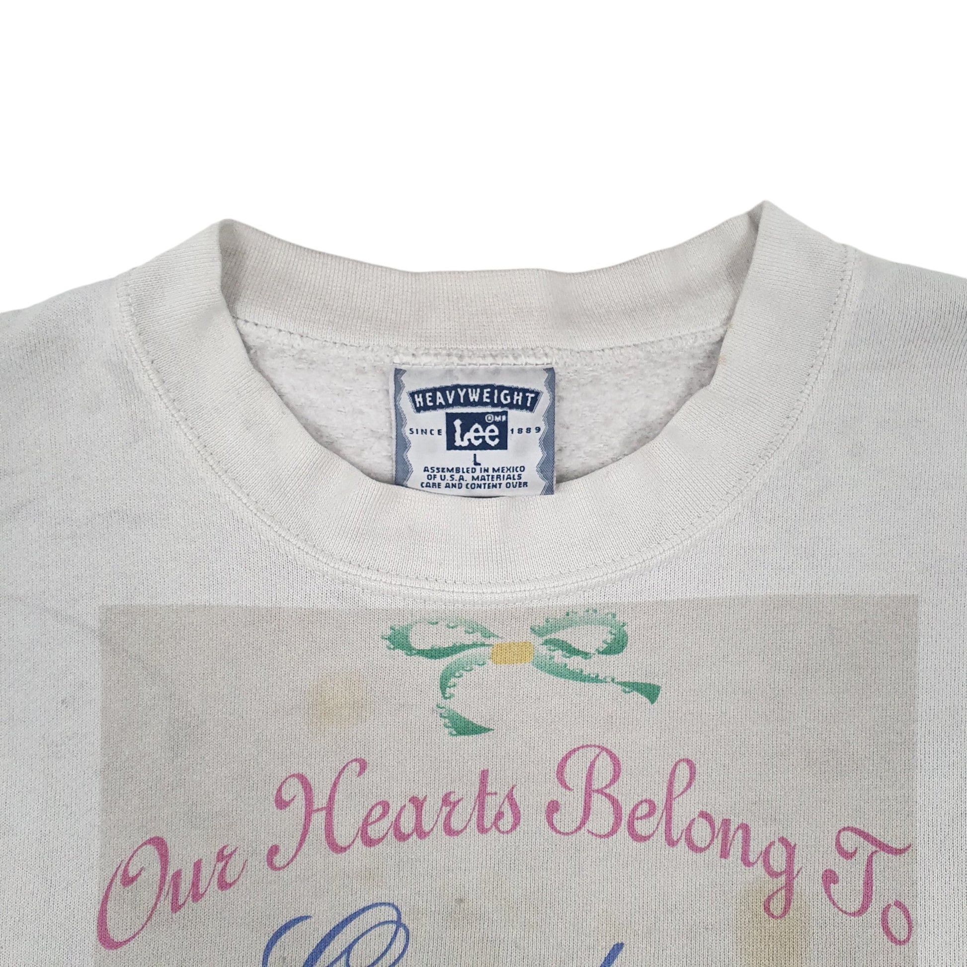 Mens Grey Lee Grandma Crewneck Jumper