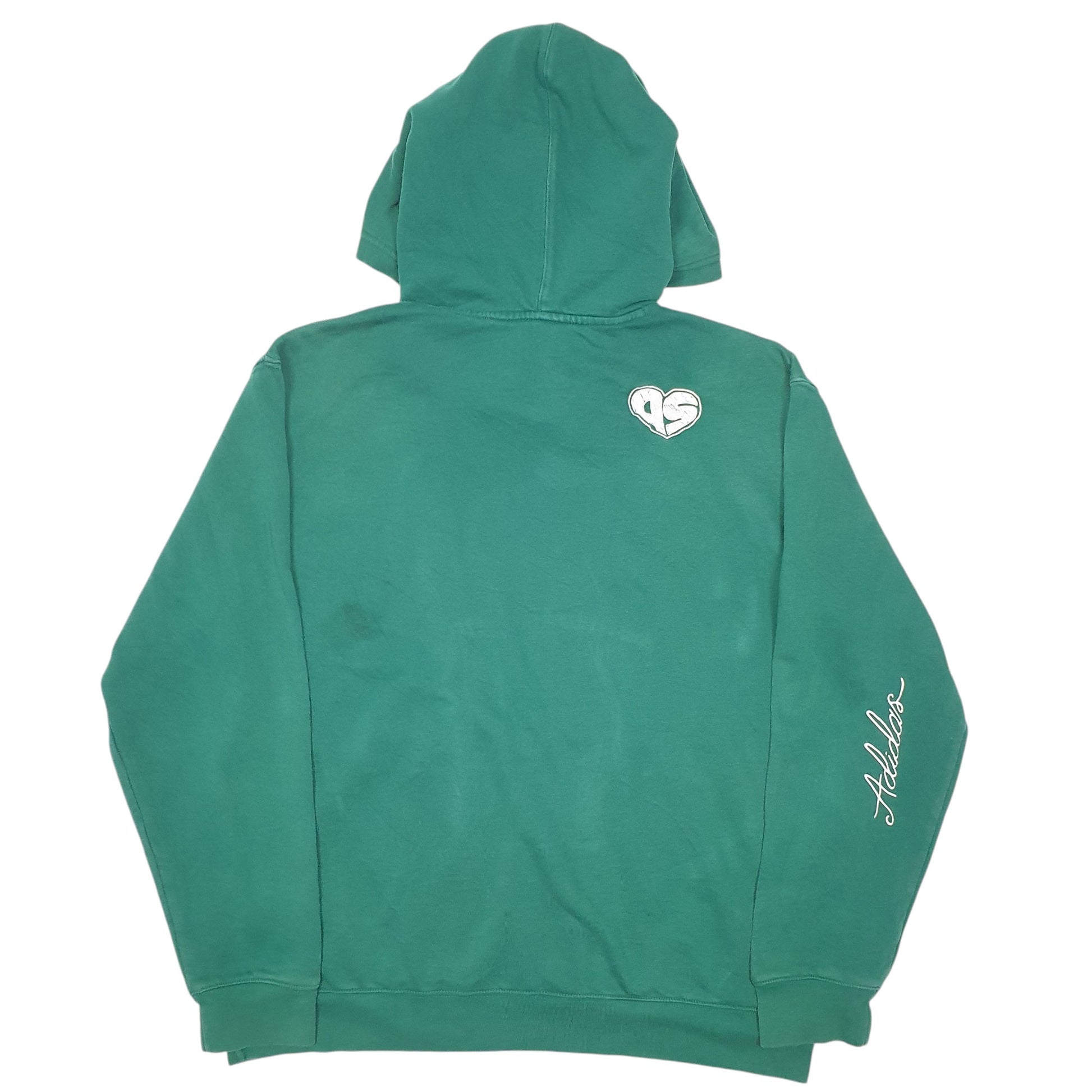 Mens Green Adidas  Hoodie Jumper