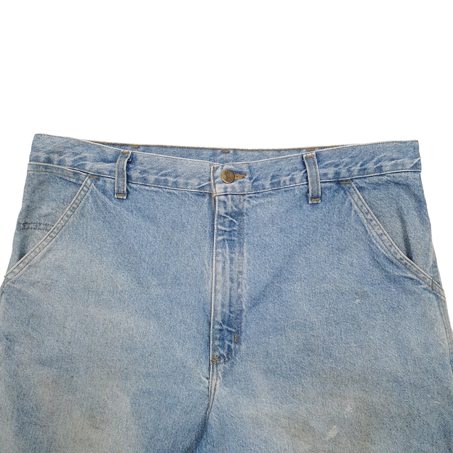 Mens Blue Carhartt Workwear Carpenter Shorts
