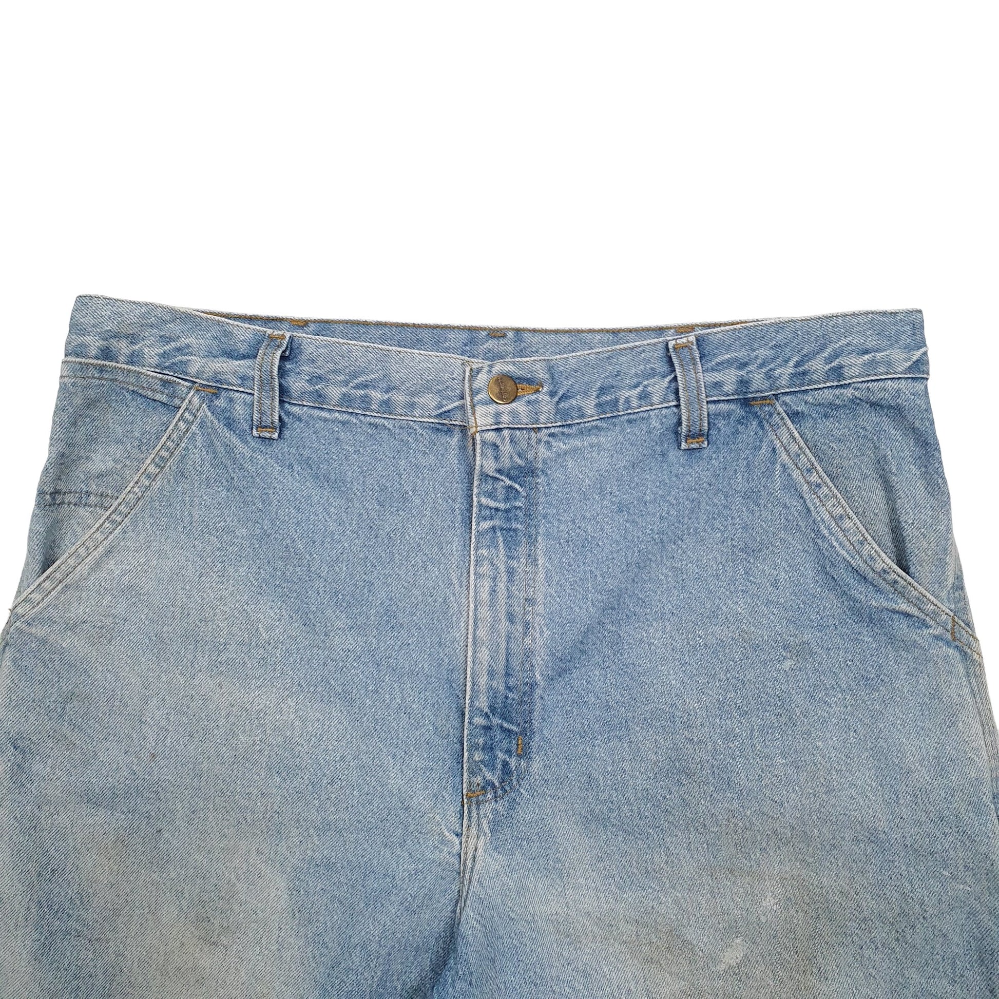 Mens Blue Carhartt Workwear Carpenter Shorts