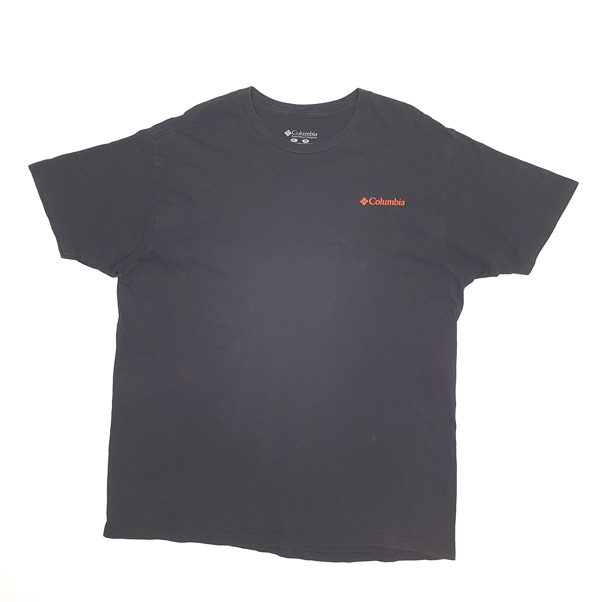 Mens Black Columbia Sportswear  Short Sleeve T Shirt