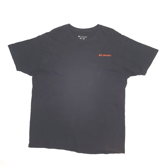 Mens Black Columbia Sportswear  Short Sleeve T Shirt