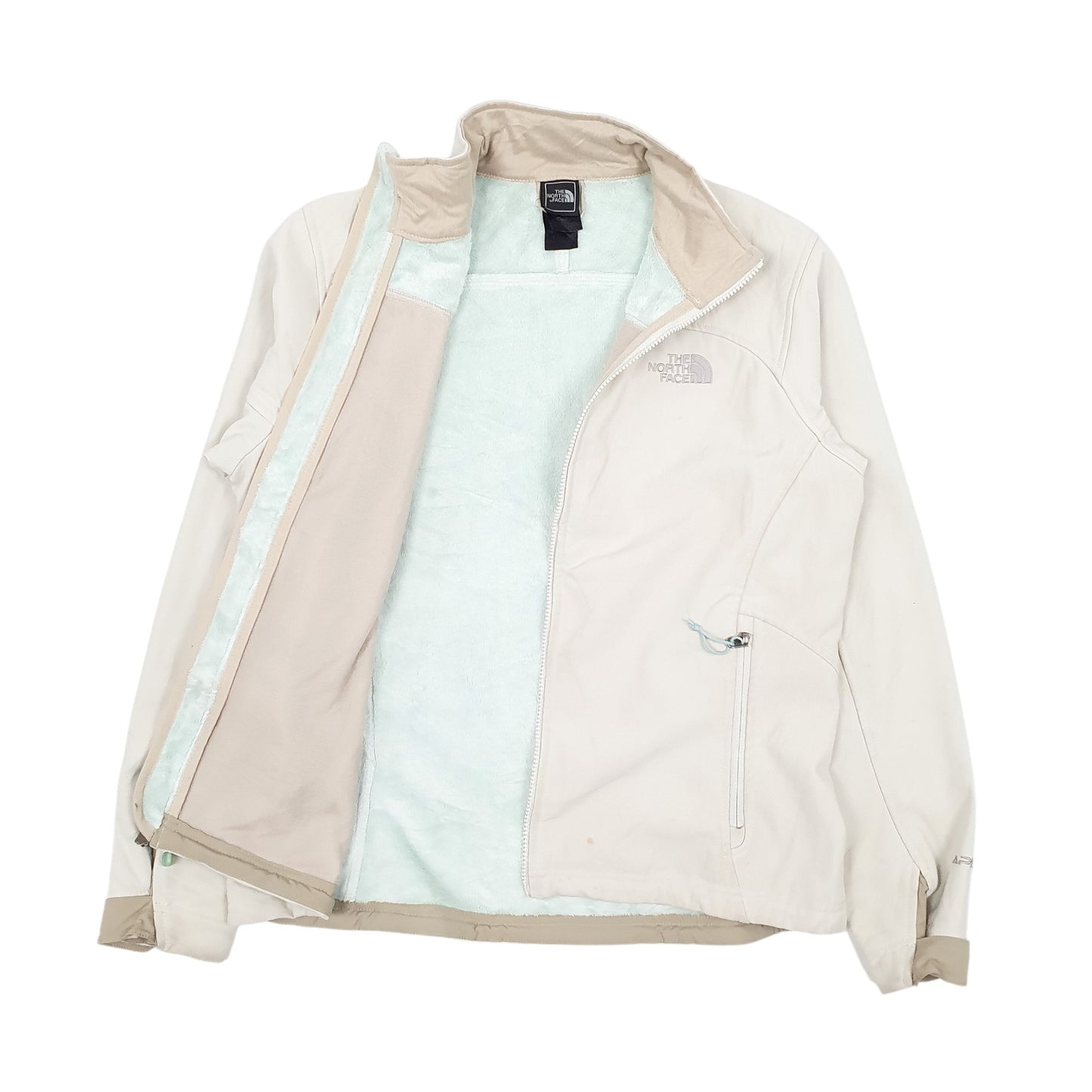 Womens Cream The North Face  Full Zip Coat