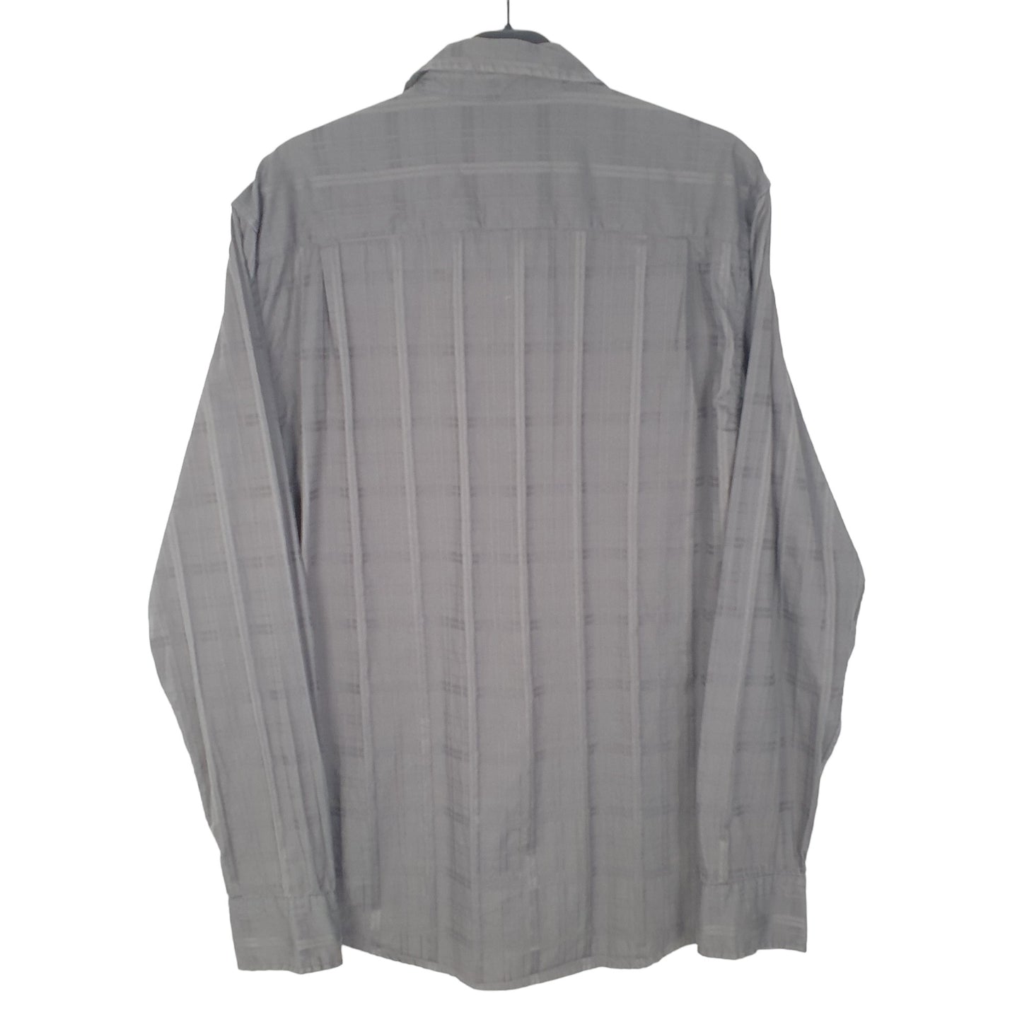 Mens Grey Guess  Long Sleeve Shirt