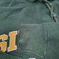 Mens Green Champion Reverse Weave Siena College USA Hoodie Jumper
