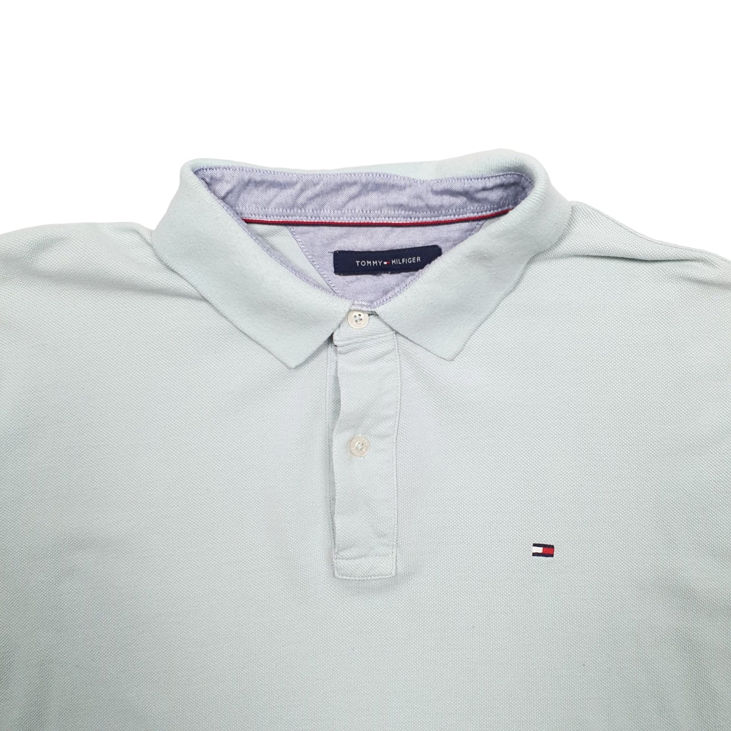 Mens Green Tommy Hilfiger  Short Sleeve Polo Shirt