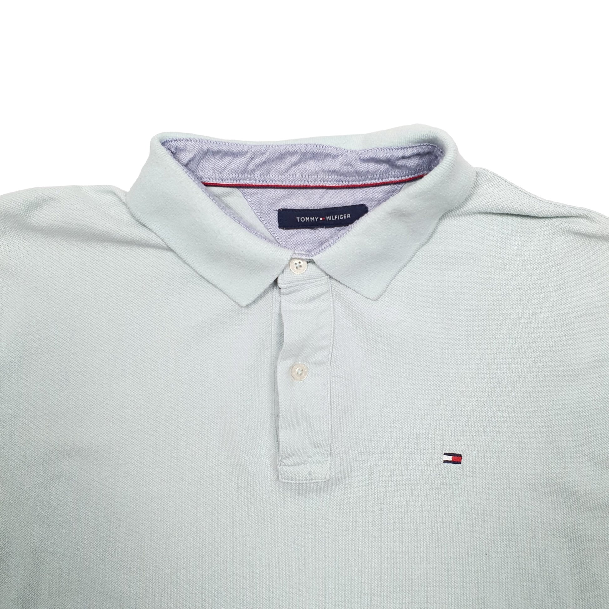 Mens Green Tommy Hilfiger  Short Sleeve Polo Shirt