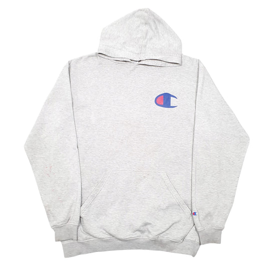 Mens Grey Champion Tall Hoodie Jumper