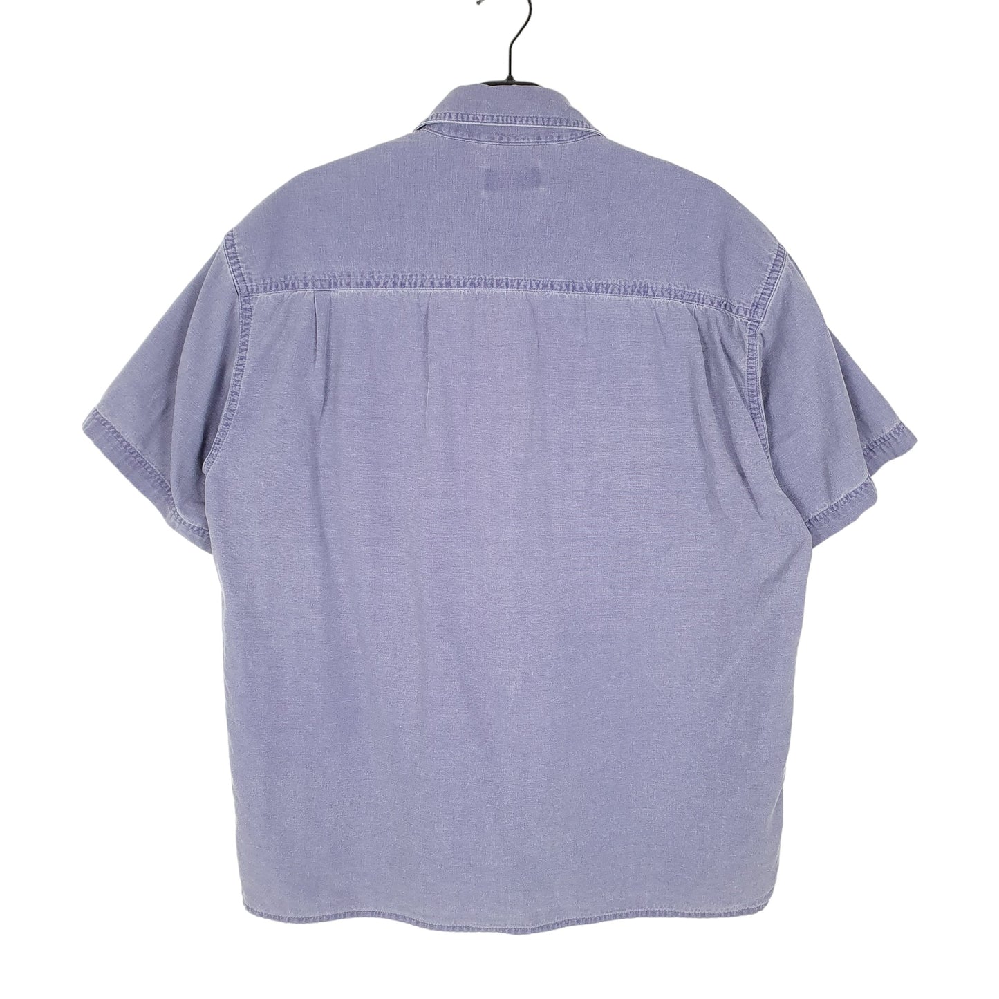 Mens Blue L.L.Bean  Short Sleeve Shirt