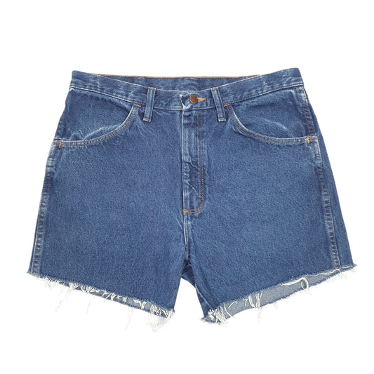 Mens Blue Rustler Cut Offs Jorts Jean Denim Shorts