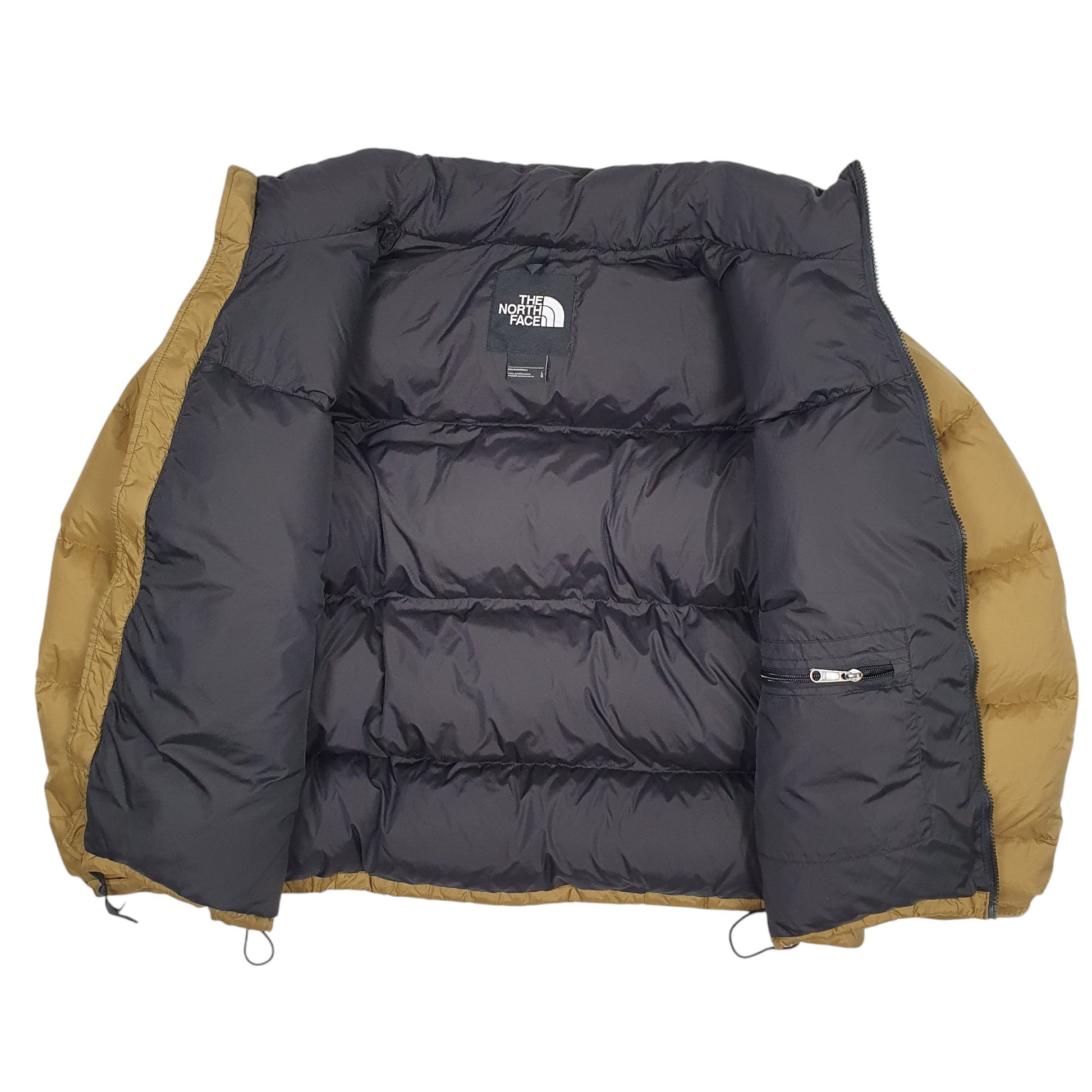 Mens Beige The North Face Nuptse Retro 1996 700  Coat