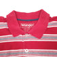 Mens Red Wrangler  Short Sleeve Polo Shirt