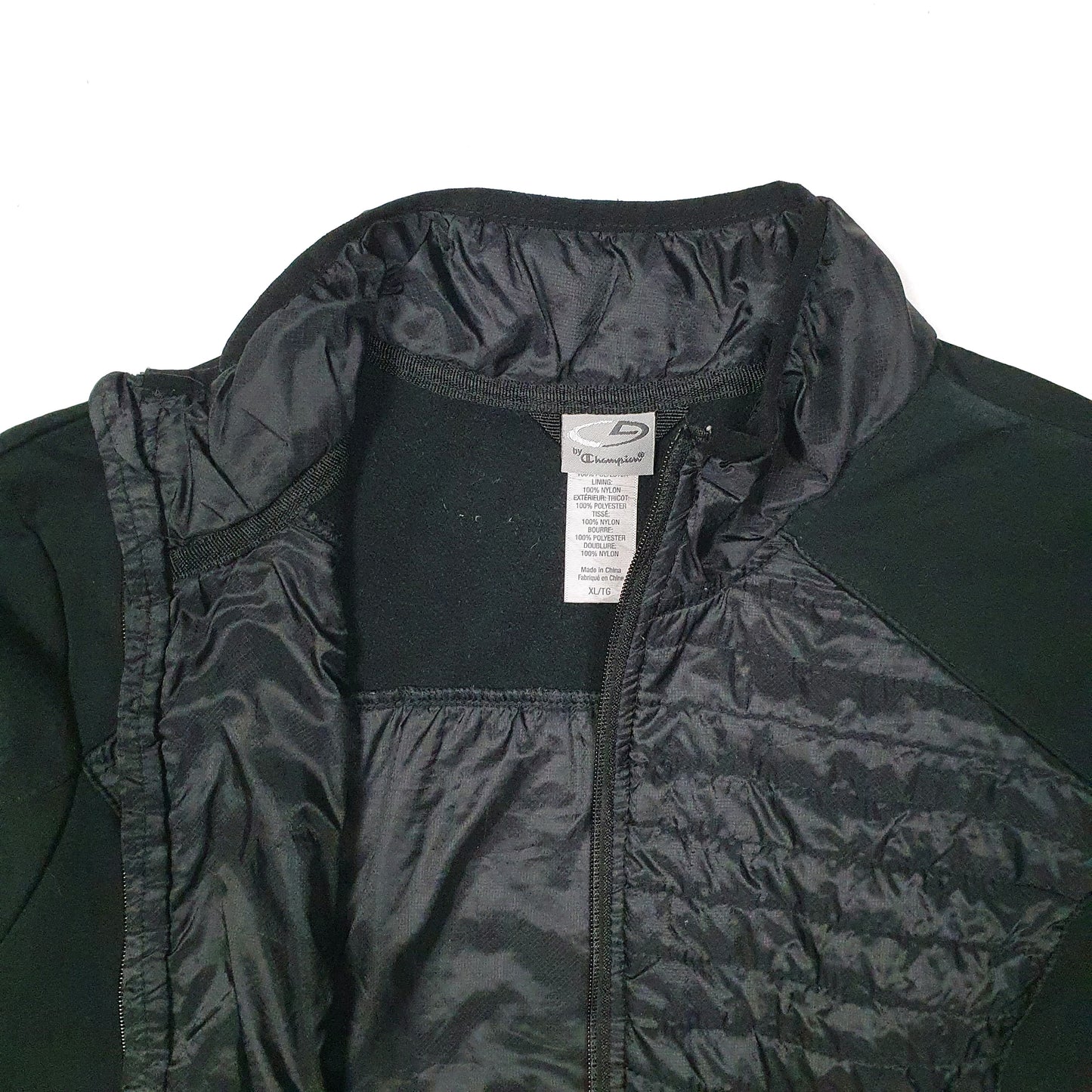 Womens Black Champion  Hoodie Coat