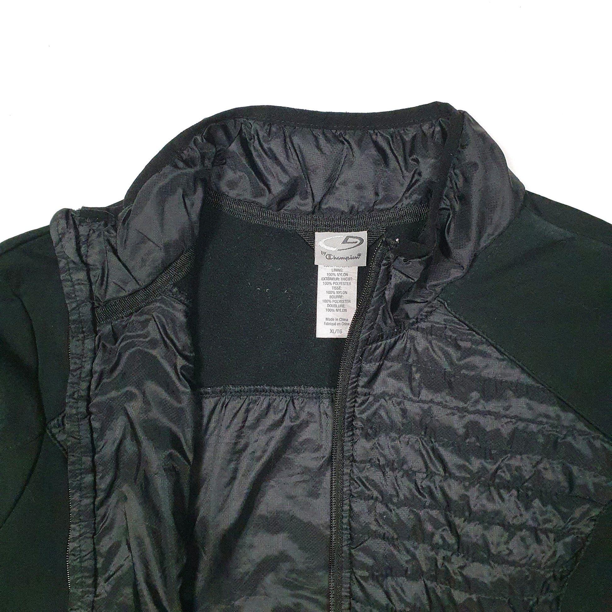 Womens Black Champion  Hoodie Coat