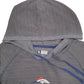 Womens Grey NFL NFL Denver Broncos Football Hoodie Jumper