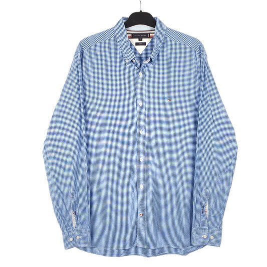 Mens Blue Tommy Hilfiger  Long Sleeve Shirt