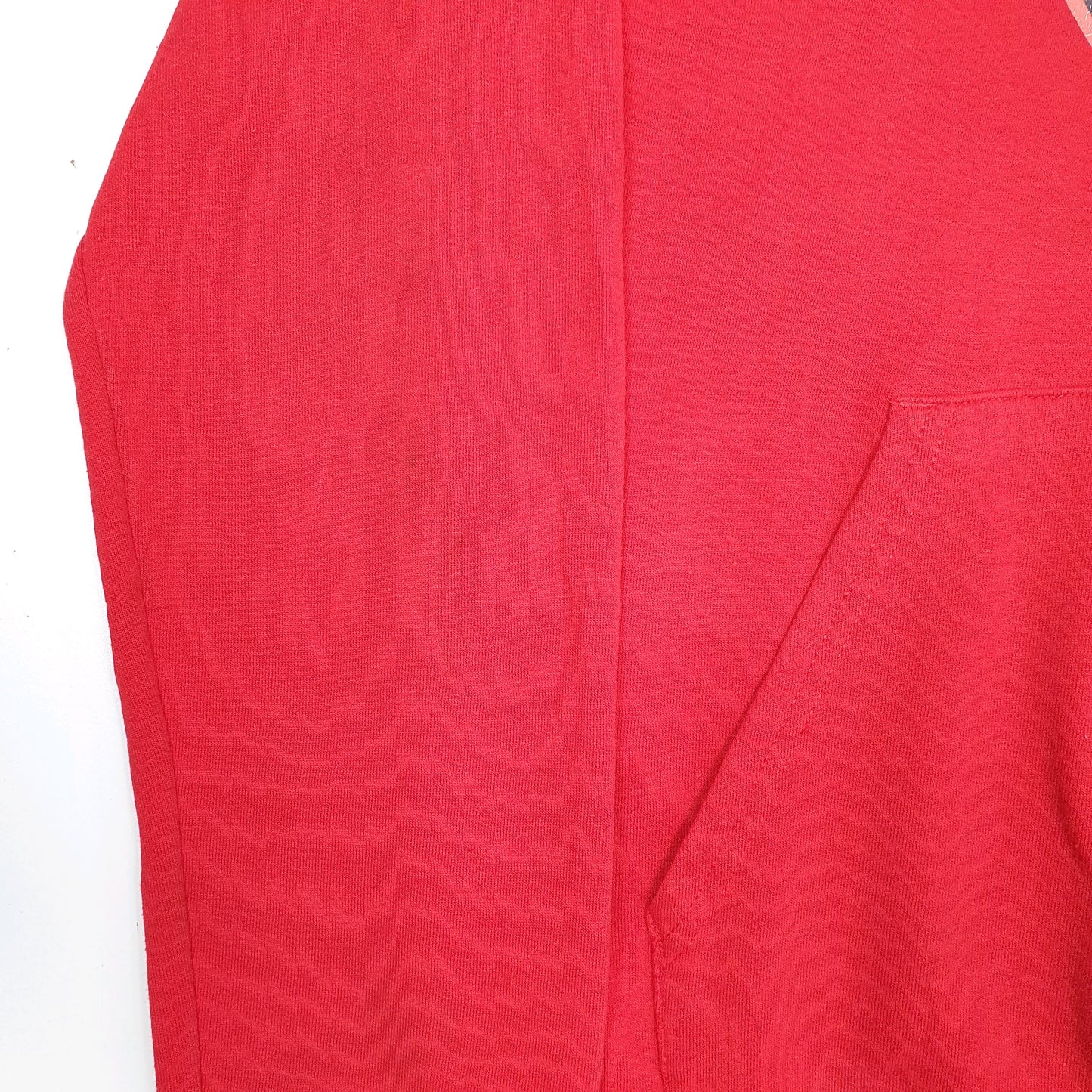 Mens Red Champion USA College Hoodie Jumper