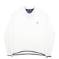 Mens White Nautica Knit Crewneck Jumper