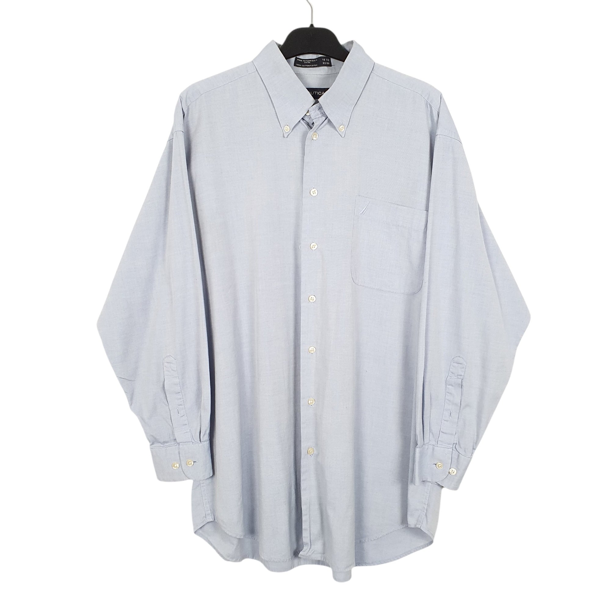 Mens Blue Nautica  Long Sleeve Shirt