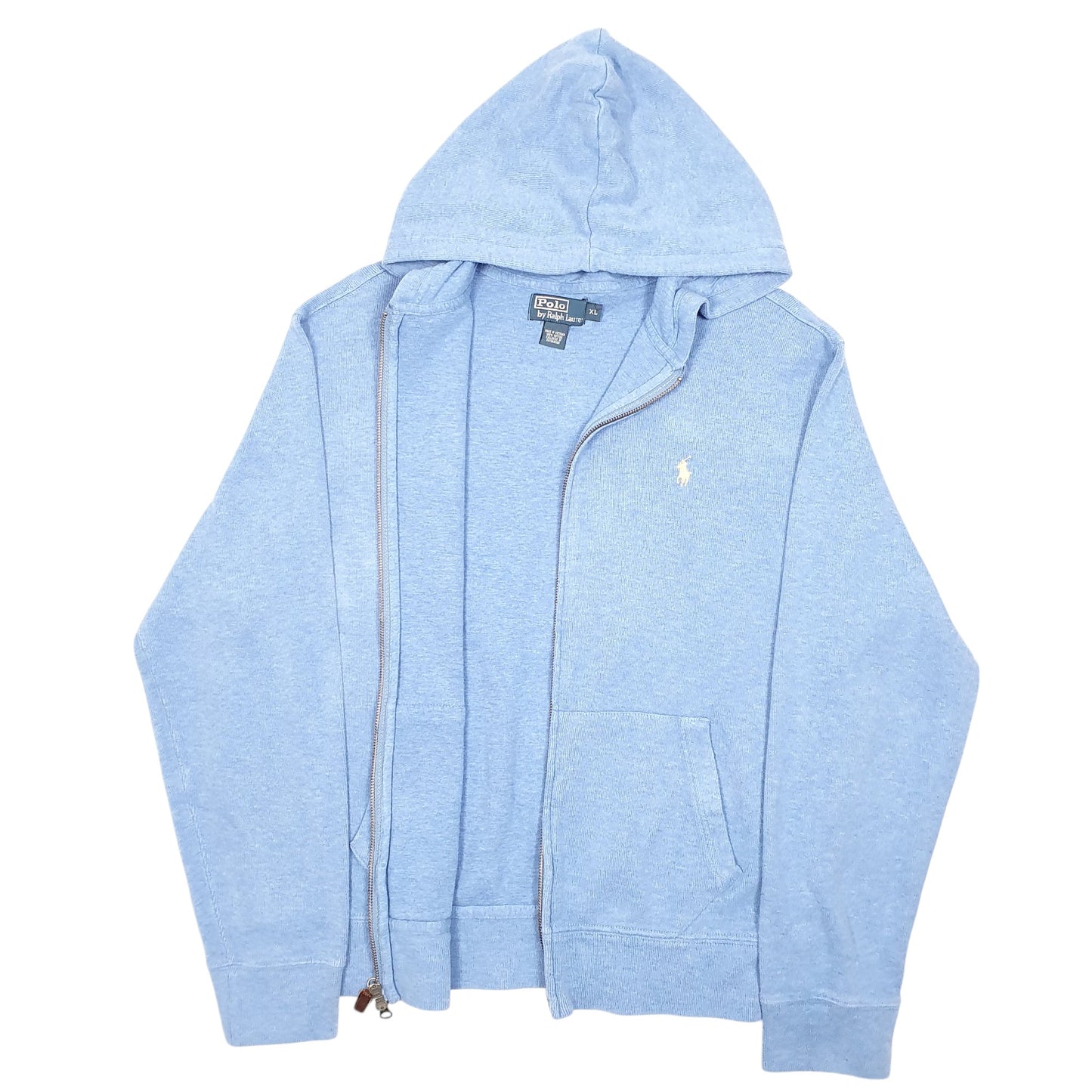 Mens Blue Polo Ralph Lauren Hoodie Full Zip Jumper