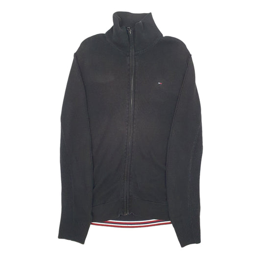 Womens Black Tommy Hilfiger  Full Zip Jumper