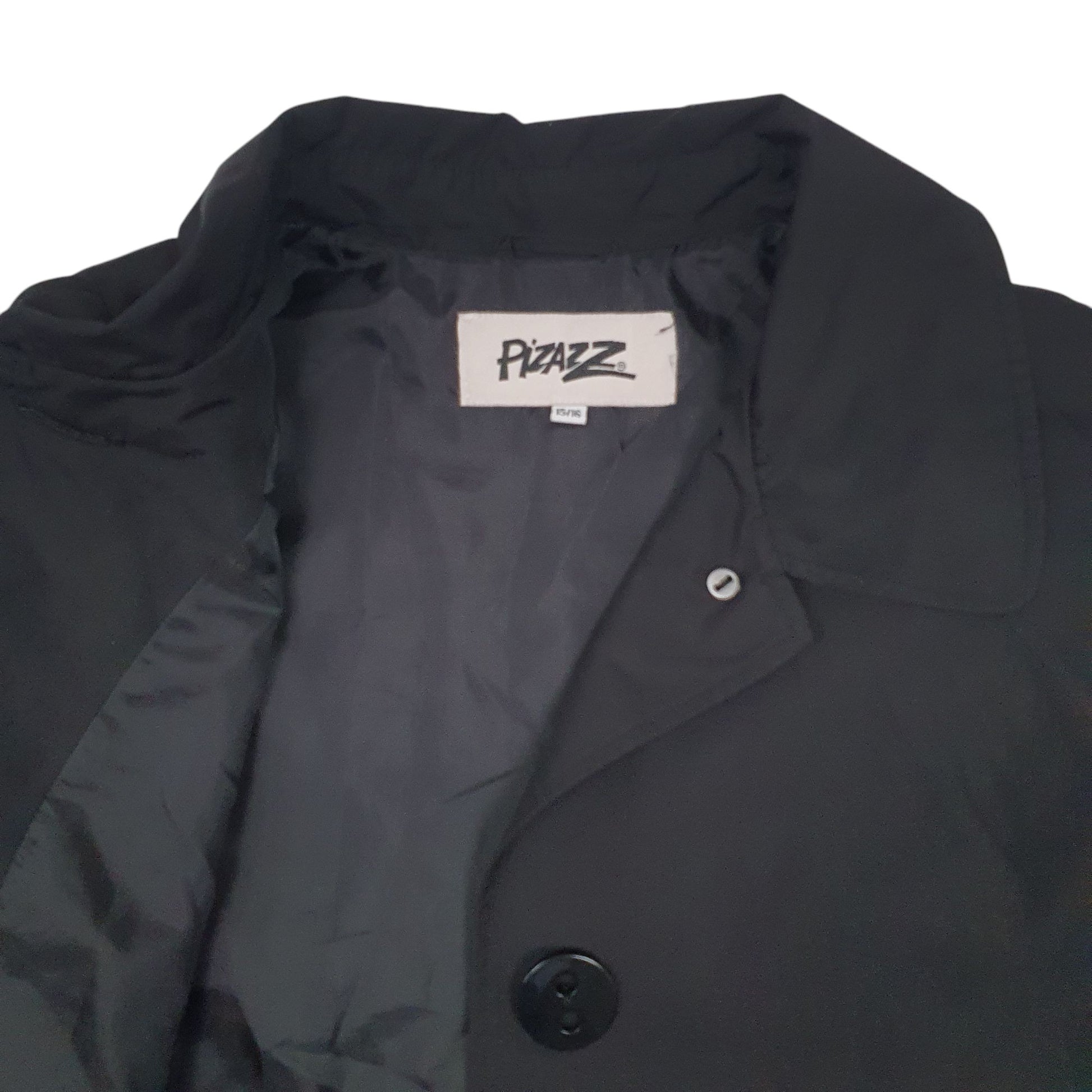 Womens Black Piazz   Coat