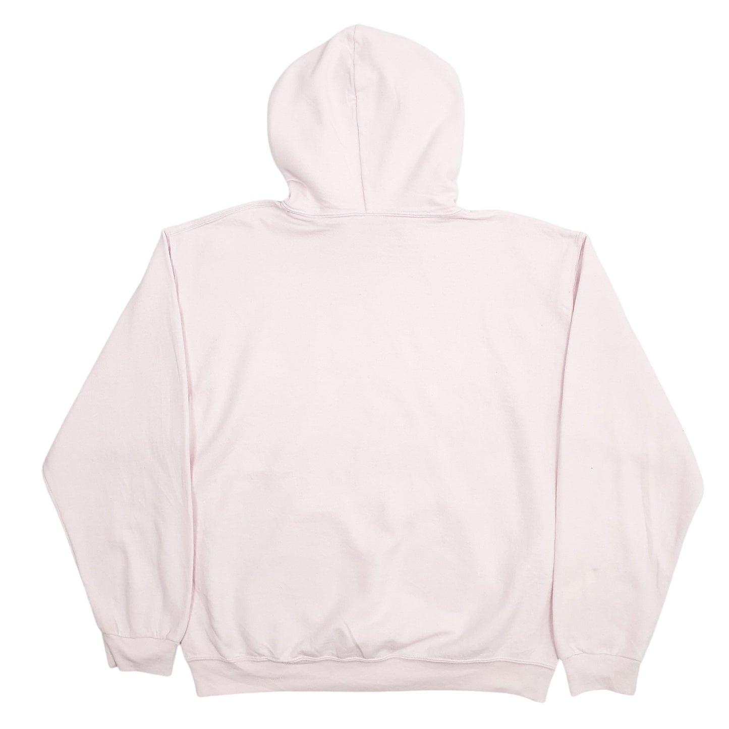 Mens Pink Jerzees US Army Spellout Hoodie Jumper