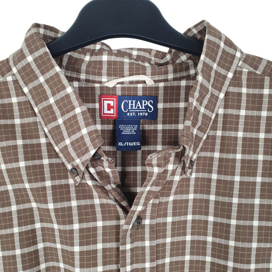 Mens Brown Chaps  Long Sleeve Shirt