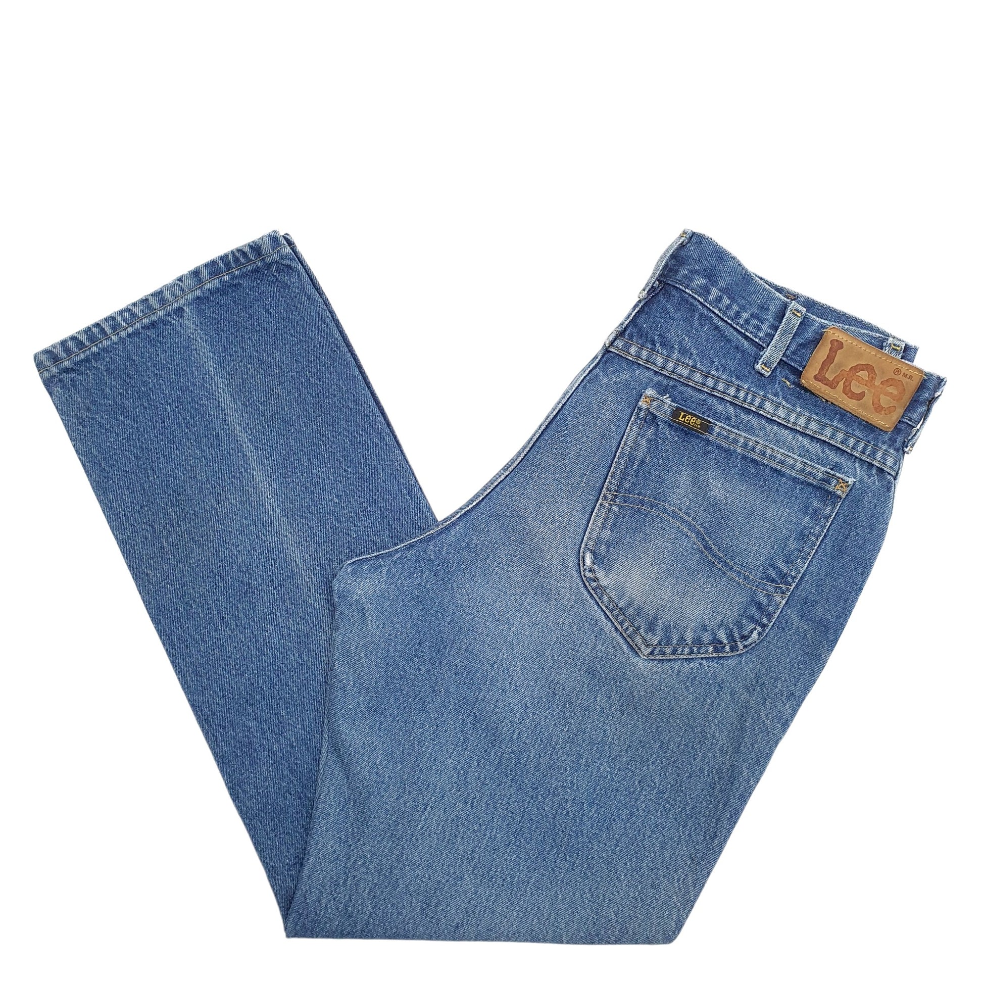 Mens Blue Lee Made In USA Riders JeansW34 L30