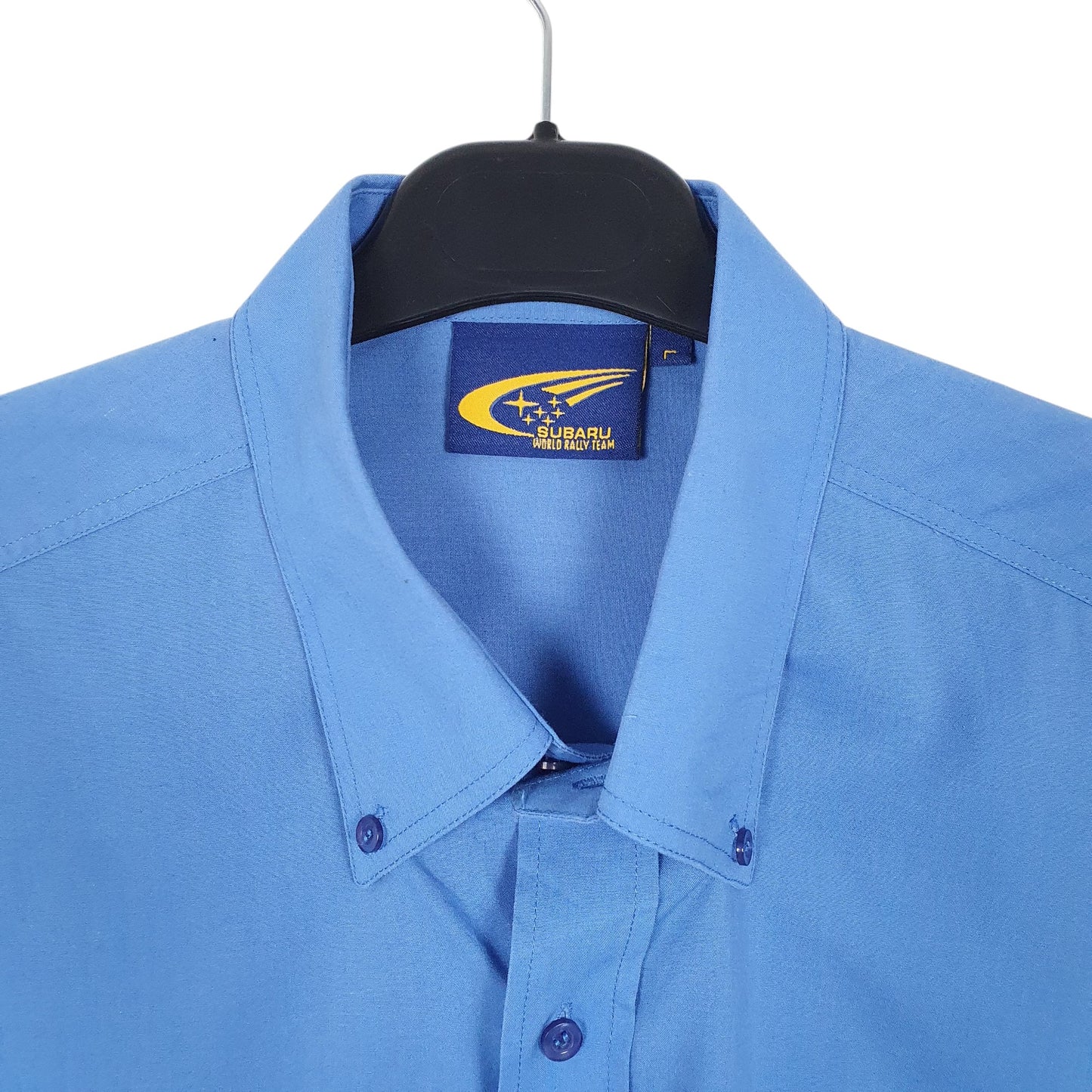 Mens Blue Subaru World Rally Team Prodrive Long Sleeve Shirt