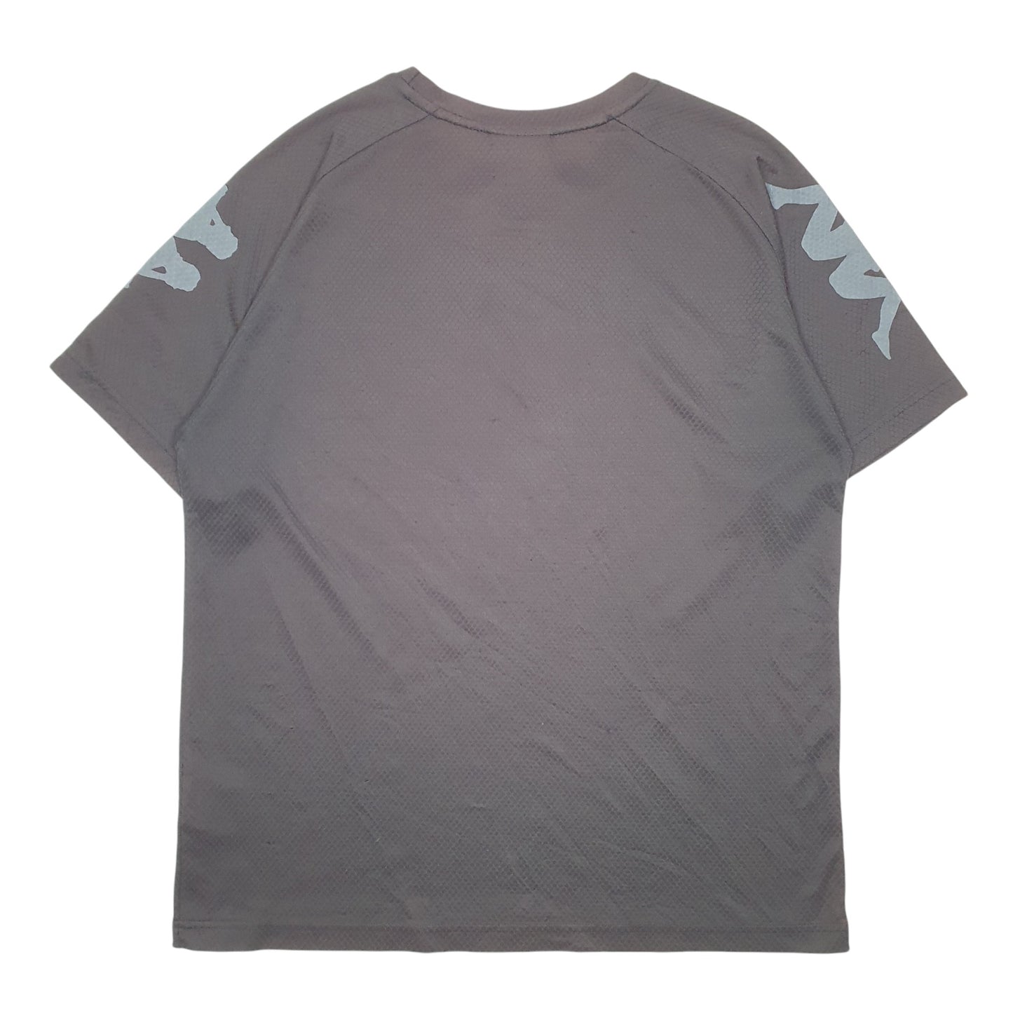 Mens Black Kappa Active Workout Gym Short Sleeve T Shirt