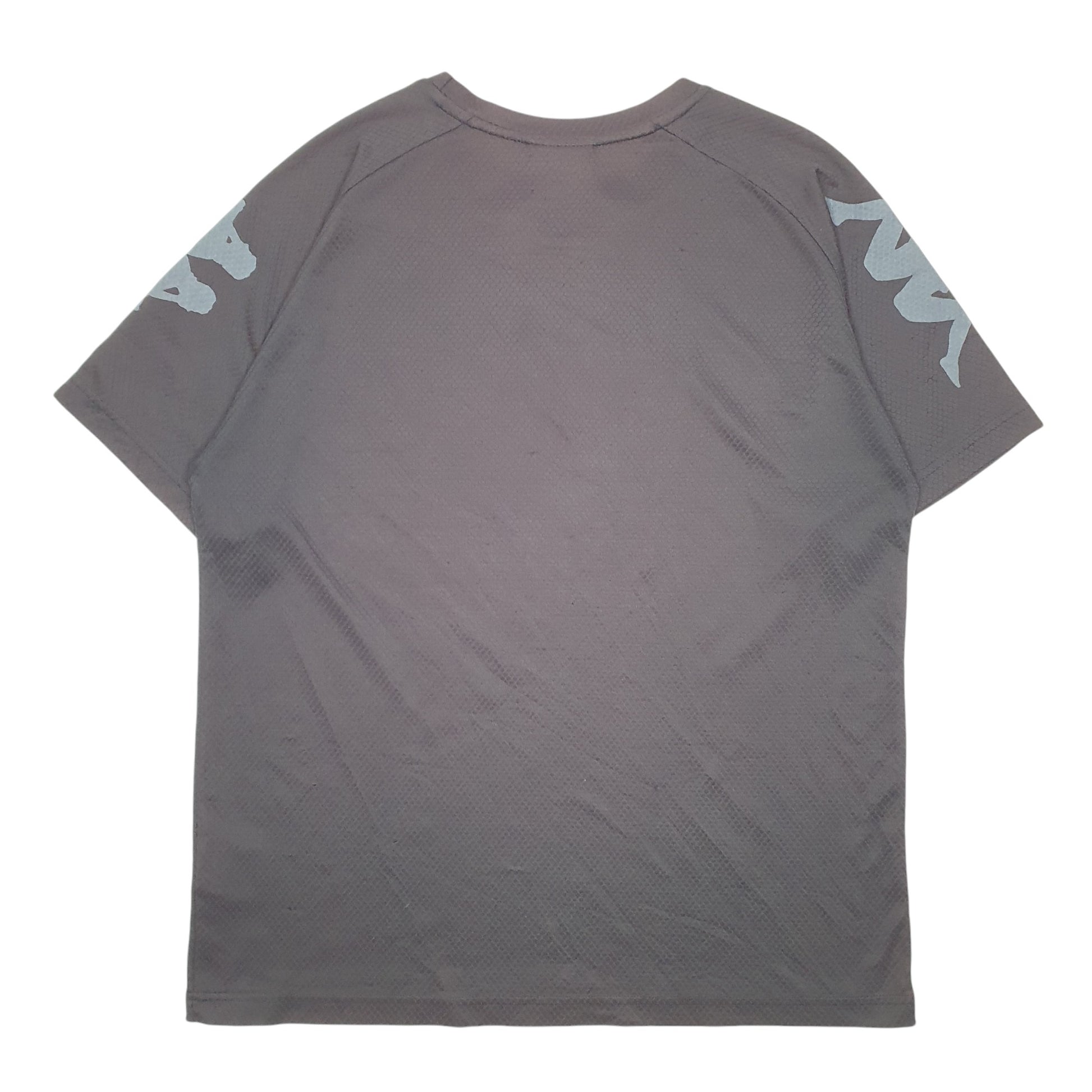 Mens Black Kappa Active Workout Gym Short Sleeve T Shirt