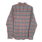Mens Grey L.L.Bean Flannel Overshirt Shacket Long Sleeve Shirt
