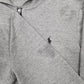 Mens Grey Polo Ralph Lauren Hoodie Full Zip Jumper