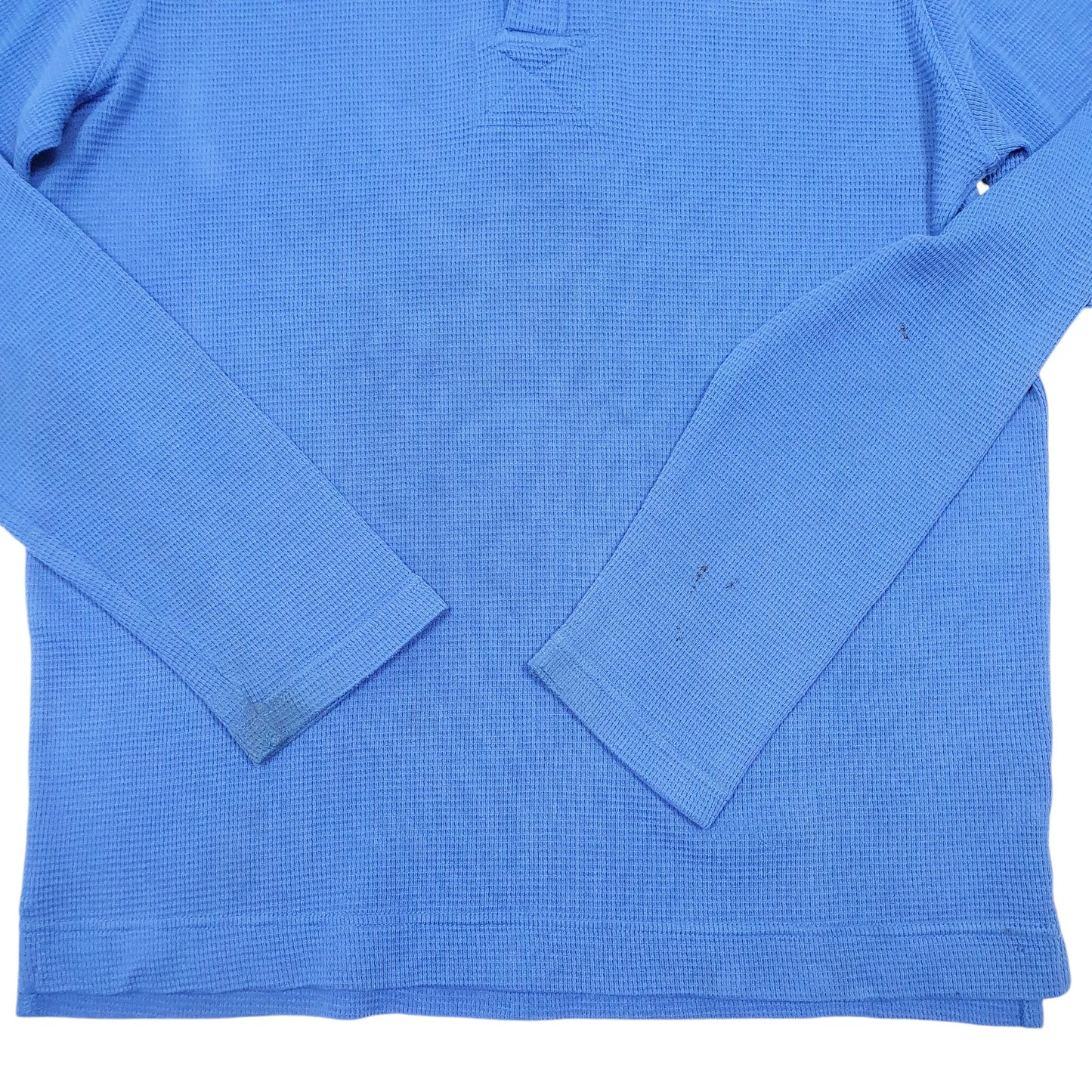 Mens Blue Nike Boise State Vintage Team 2000s Y2K Waffle Hoodie Jumper